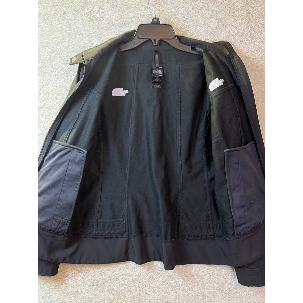 The North Face Apex Softshell Jacket Womens Medium Black Full Zip Mock Neck TNF - Picture 2 of 9
